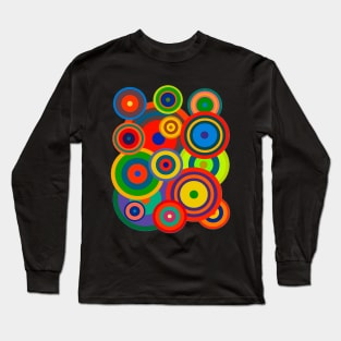 Op Art No. 202 Kandinsky Long Sleeve T-Shirt